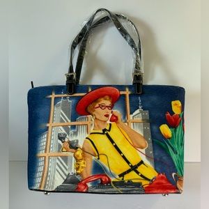 Rockabilly, retro, hipster, vintage, inspired, velvet, pinup girl handbag purse